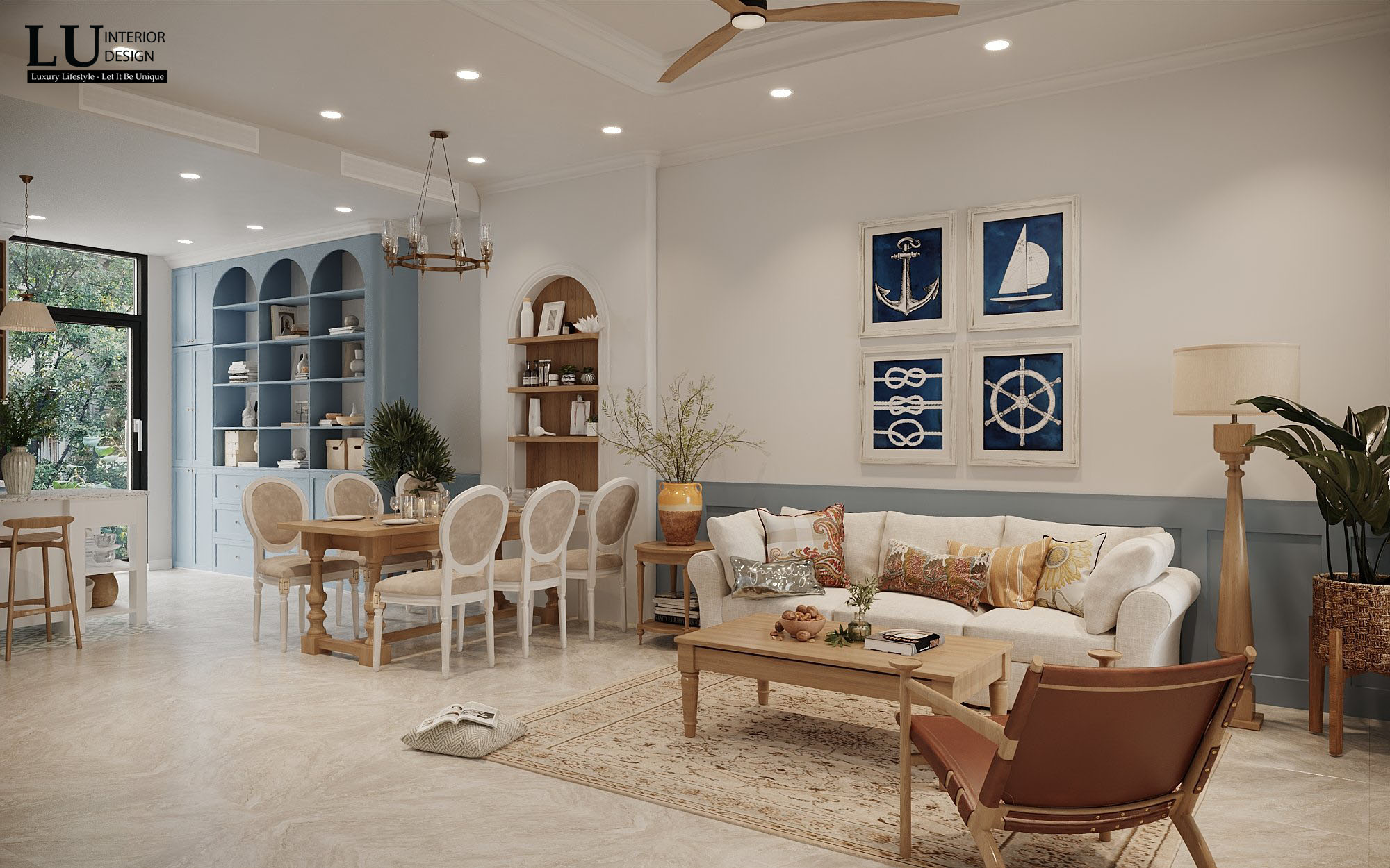 Thiết Kế Thi Công Nội Thất Nhà Phố - LU Design